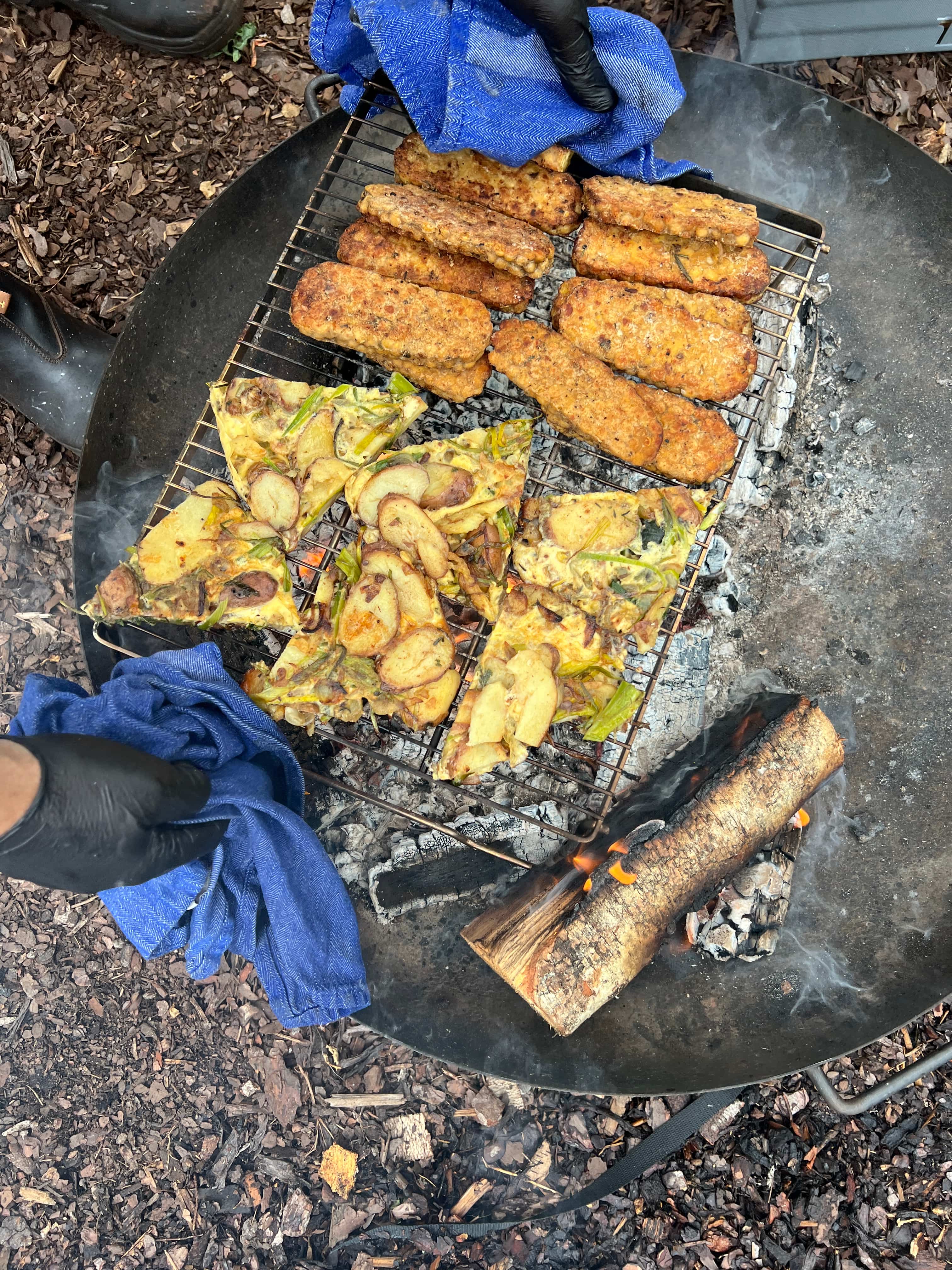 Light my fire deltävling 1 råvaru-leverantör, grillning med tempeh och svenska grönsaker från Mylla.se
